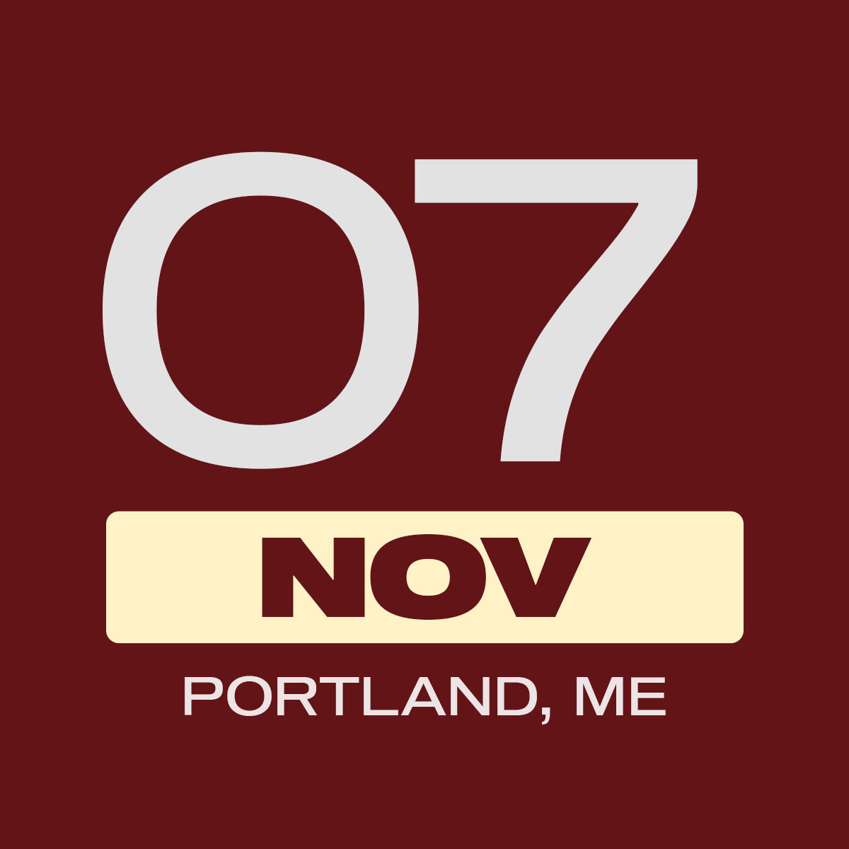 VIP Upgrade - Portland, ME (Nov 7)